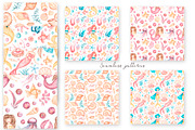Watercolor Mermaid Collection, an Animal Illustration by MayaNavits (Thumbnail 7 of 15)