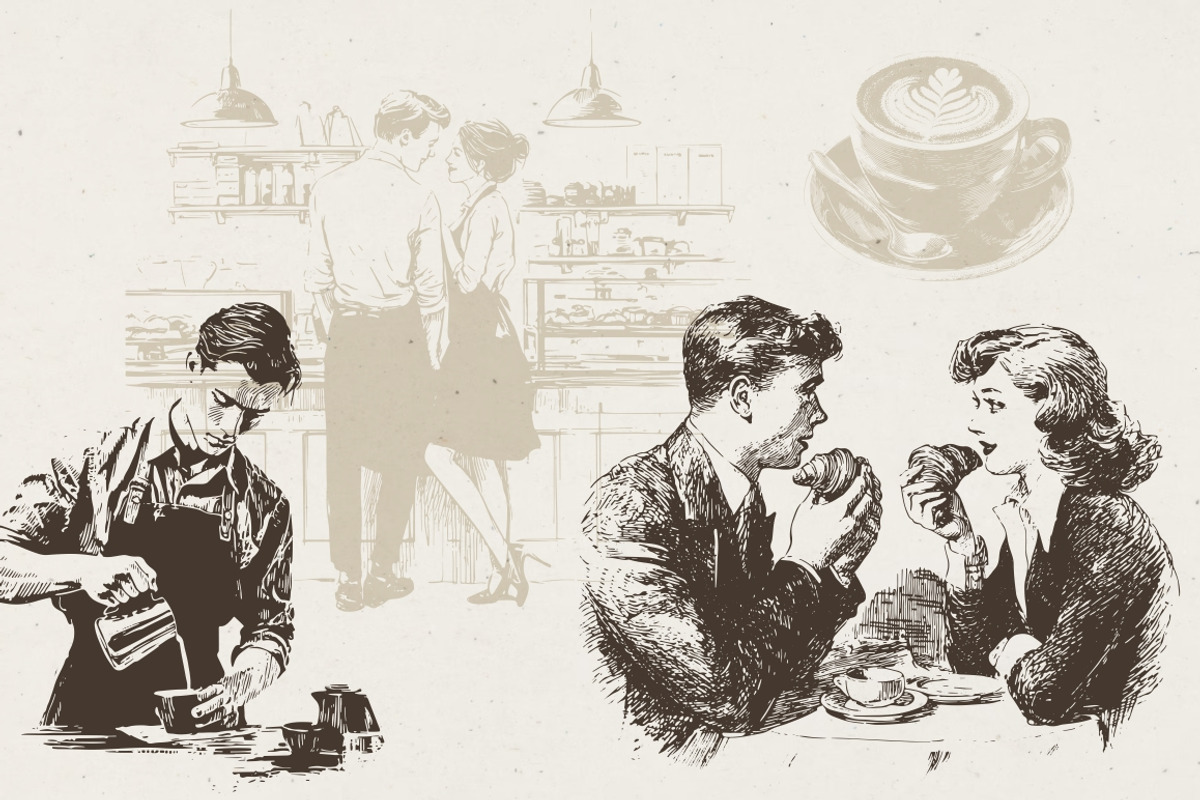 280 Vintage Bakery Illustrations, a Food Illustration by Nocturnal Wolf (Photo 2 of 15)