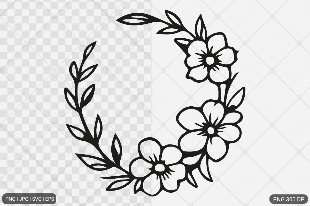 Floral Design SVG PNG Bundle, an Illustration by Actual Pixel (Photo 19 of 22)