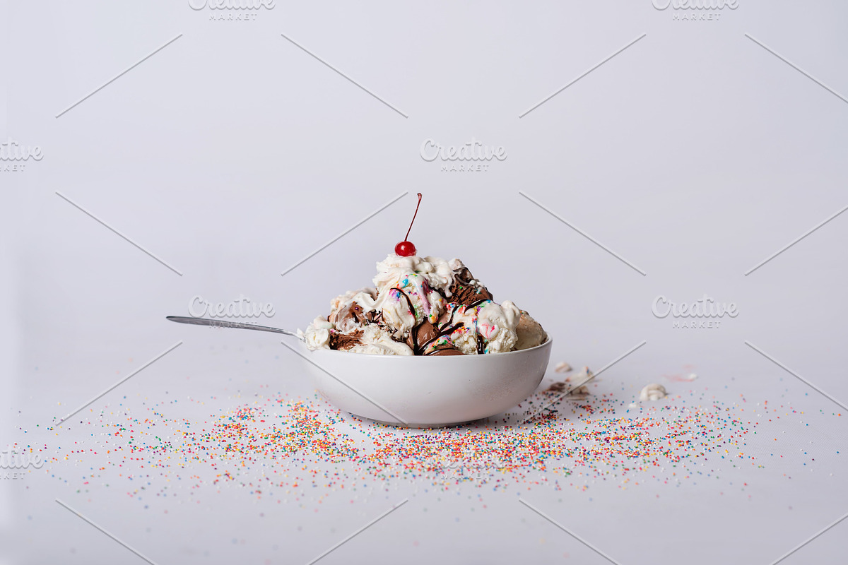 Ice cream sundae with sprinkles, a Food & Drink Photo by Ana Dee Photography (Photo 1 of 2)
