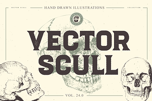 VECTOR SKULL HAND DRAWN BUNDLE 24