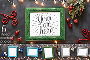 Deck the Halls Frames and Ornaments, a Product Mockup by Kudzu Camera (Thumbnail 1 of 3)