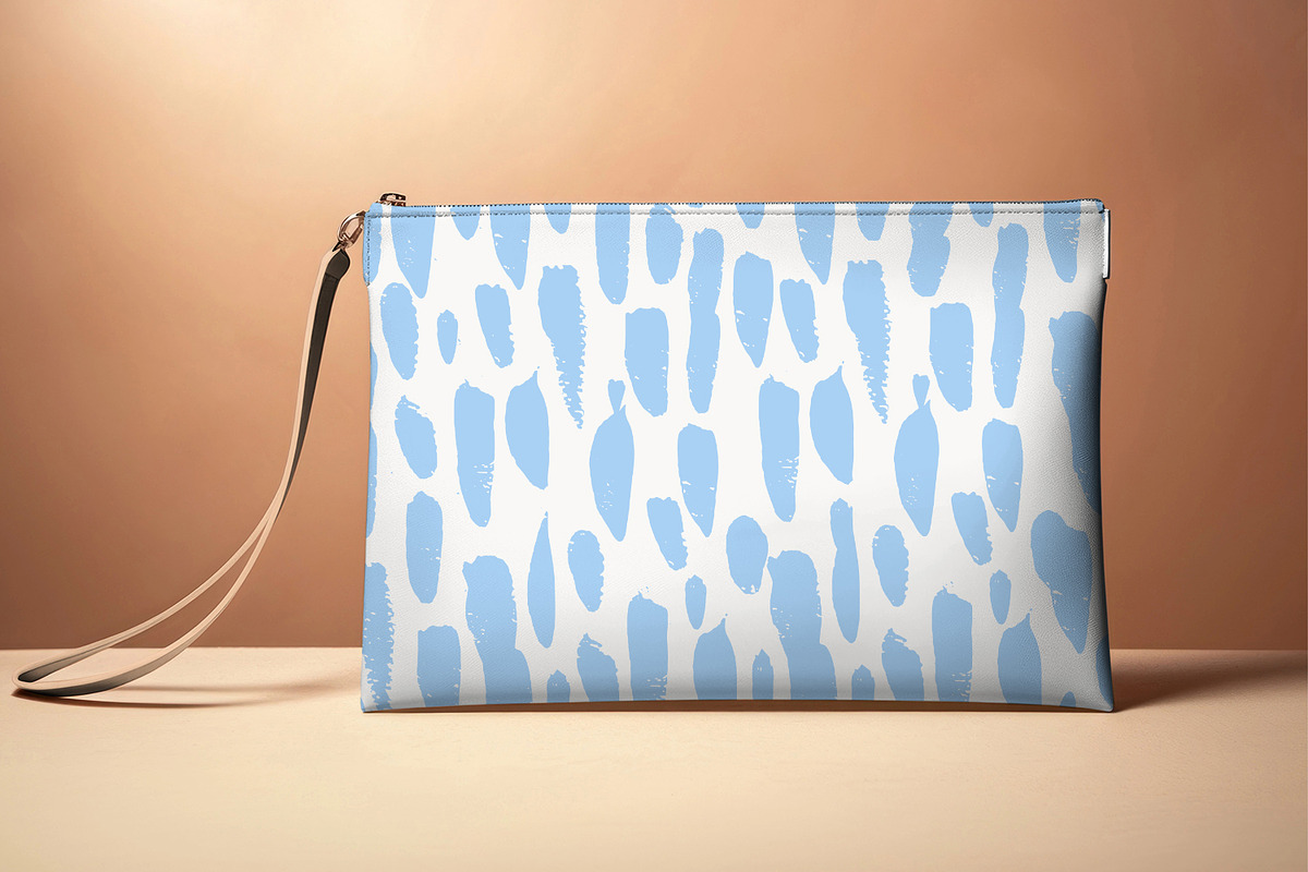 Blue Painted Texture, a Pattern Graphic by MalyskaStudio (Photo 13 of 15)