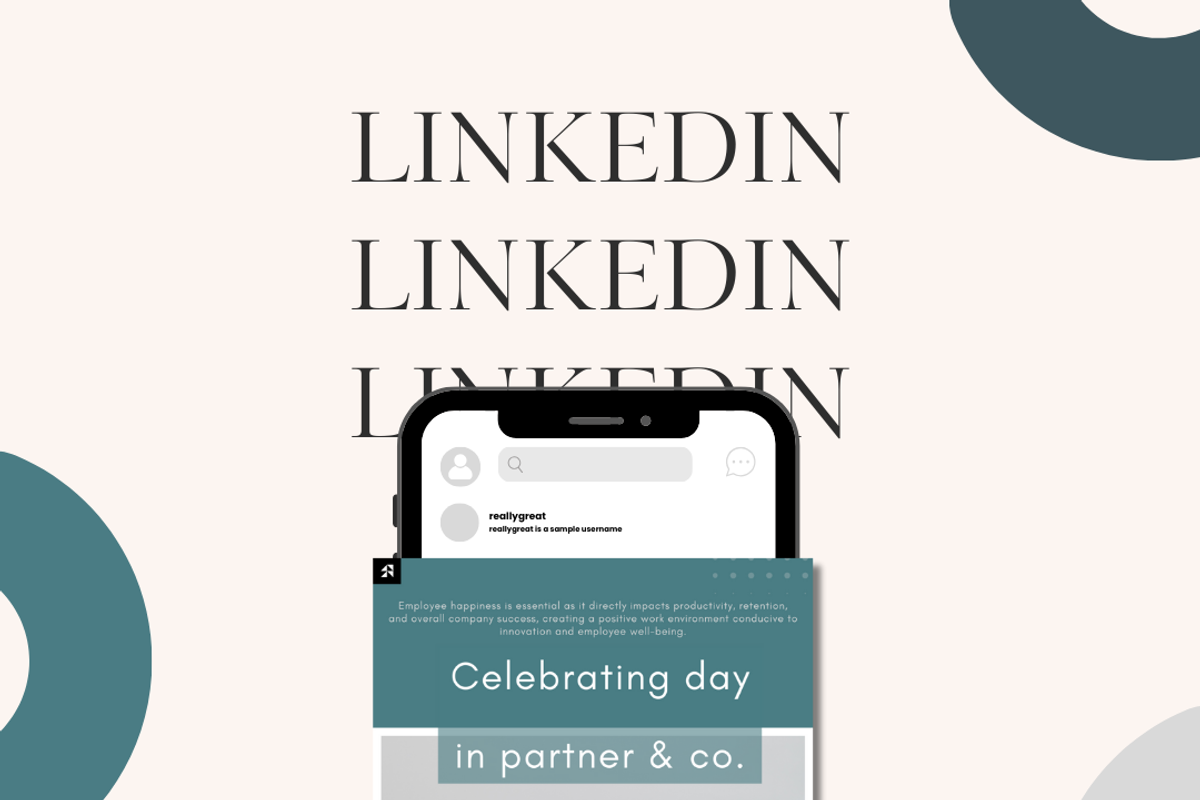 LinkedIn Square Posts SeaGreen&Grey, a Social Media Template by digital.incubator.yum (Photo 4 of 9)