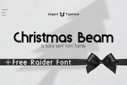 Christmas Beam, a Sans Serif Font by Voleshads (Thumbnail 1 of 8)
