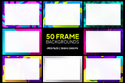 50 Frame Background, a Background Graphic by Intenseartisan_Stock (Thumbnail 1 of 3)