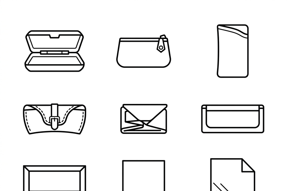 Bundles Set Optical Store Icons, an Outline Icon by adenpinkstore (Photo 22 of 44)
