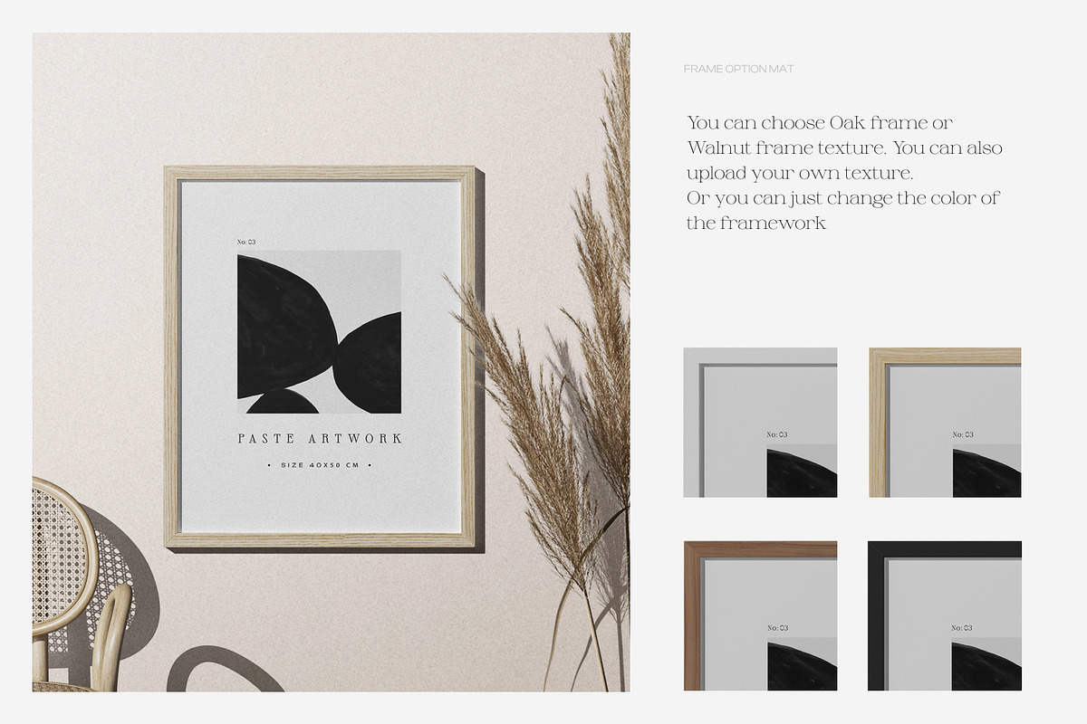Frame mockup creator - part 1, a Print Template by Creatoom (Photo 6 of 17)