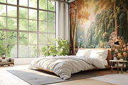 Tropical Plants Landscape Wallpaper, a Wallpaper Graphic by Muzi pear studio (Thumbnail 9 of 12)