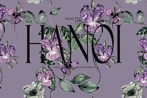 Hanoi, Luxury Botanical Pattern