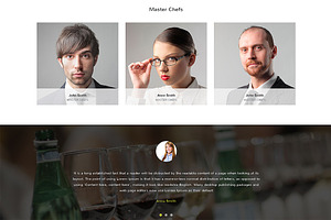 Restaurant Responsive One Page Theme