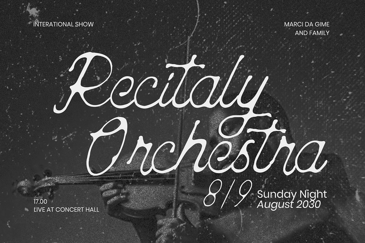 Lunar Melody, a Script Font by Rasiorise Studio (Photo 11 of 12)