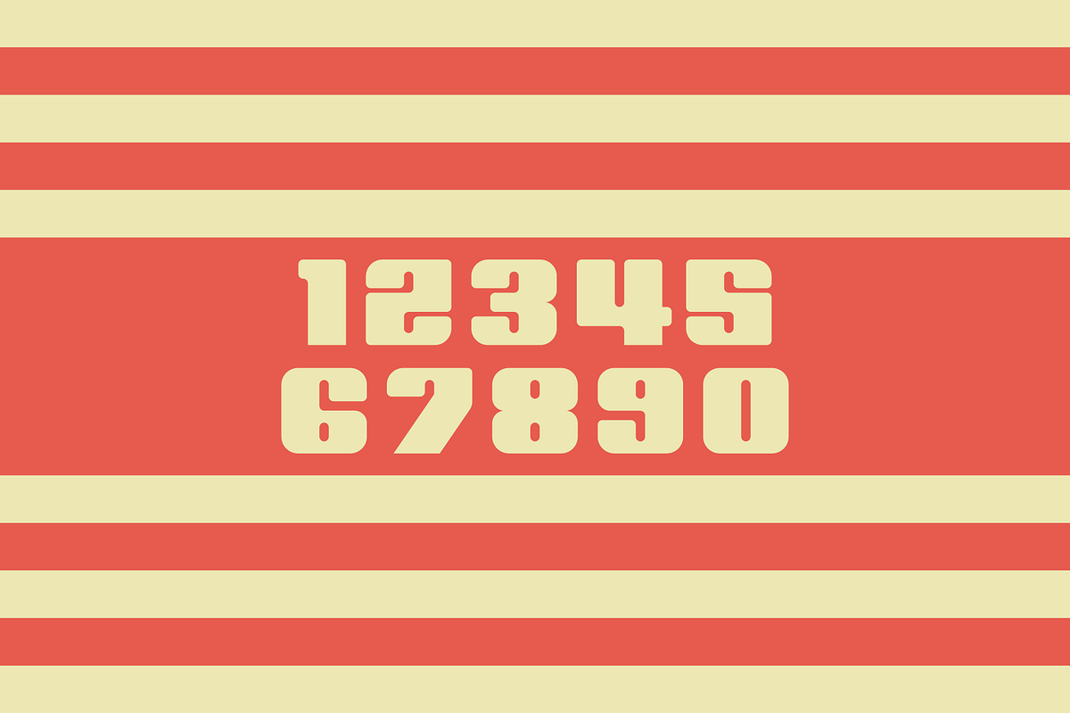 Ham Numeral Set preview 3