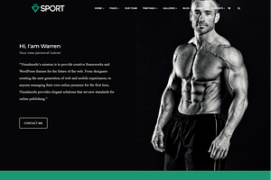 Sport Team & Athlete WordPress Theme