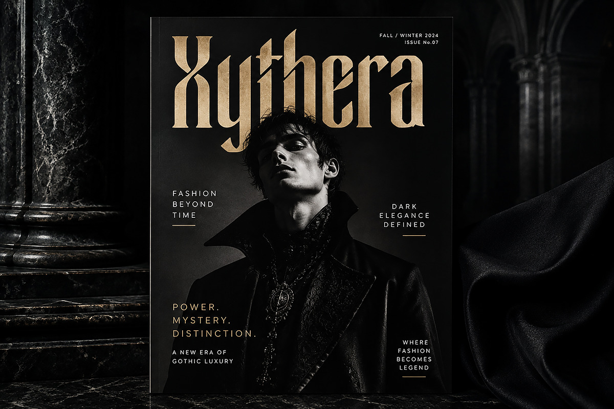 Xythera, a Blackletter Font by Wow Magic (Photo 4 of 4)