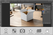 Box Mockup PSD, a Packaging Mockup by Bruno's Shop (Thumbnail 2 of 3)