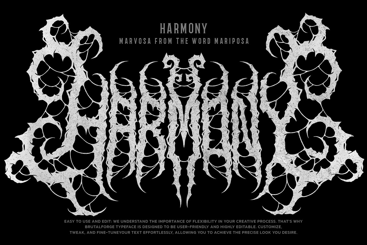 Marvosa Black Metal, a Blackletter Font by Blackmetalfont (Photo 5 of 8)