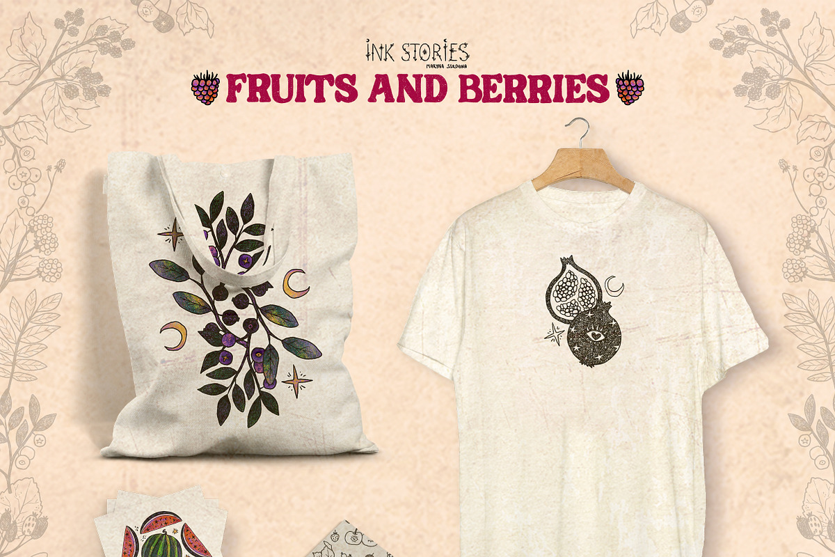 Fruits and Berries | Hand Drawn Boho, a Food Illustration by Ink Stories (Photo 13 of 13)