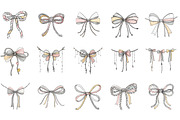 Coastal Coquette Bows PNG Clipart, a Seasonal Illustration by Designworld (Thumbnail 2 of 8)