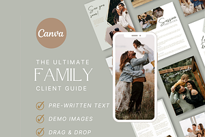 GOLD Family Photography Canva Guide