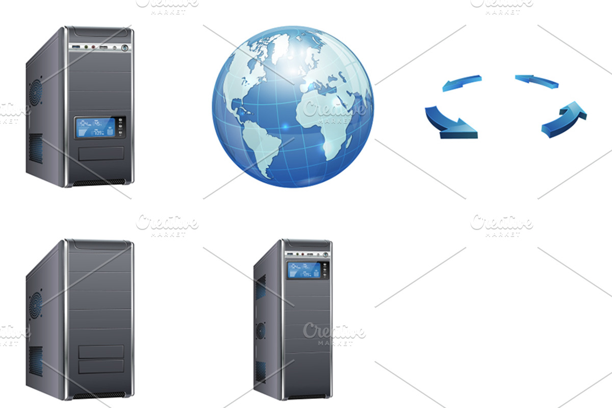 Global Computing Network, a Technology Illustration by TAlex (Photo 3 of 7)