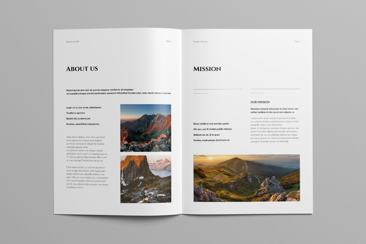 Photo Book Layout | Canva, a Brochure Template by Pixelpick (Photo 3 of 9)