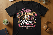 Volleyball Mom PNG, Game Day shirt, a Graphic by Vector Portal (Thumbnail 7 of 7)