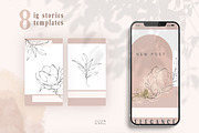 Magnolia Line Art collection, a Texture Illustration by Tiana Geo (Thumbnail 14 of 16)