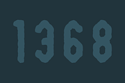 Midgard Eroded Display Typeface, a Sans Serif Font by alpercakici (Thumbnail 10 of 12)