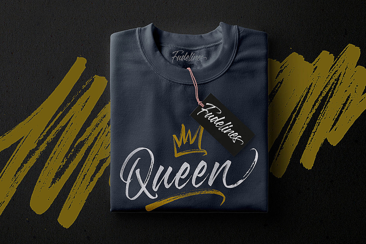 Fudelines Brush Font preview 4