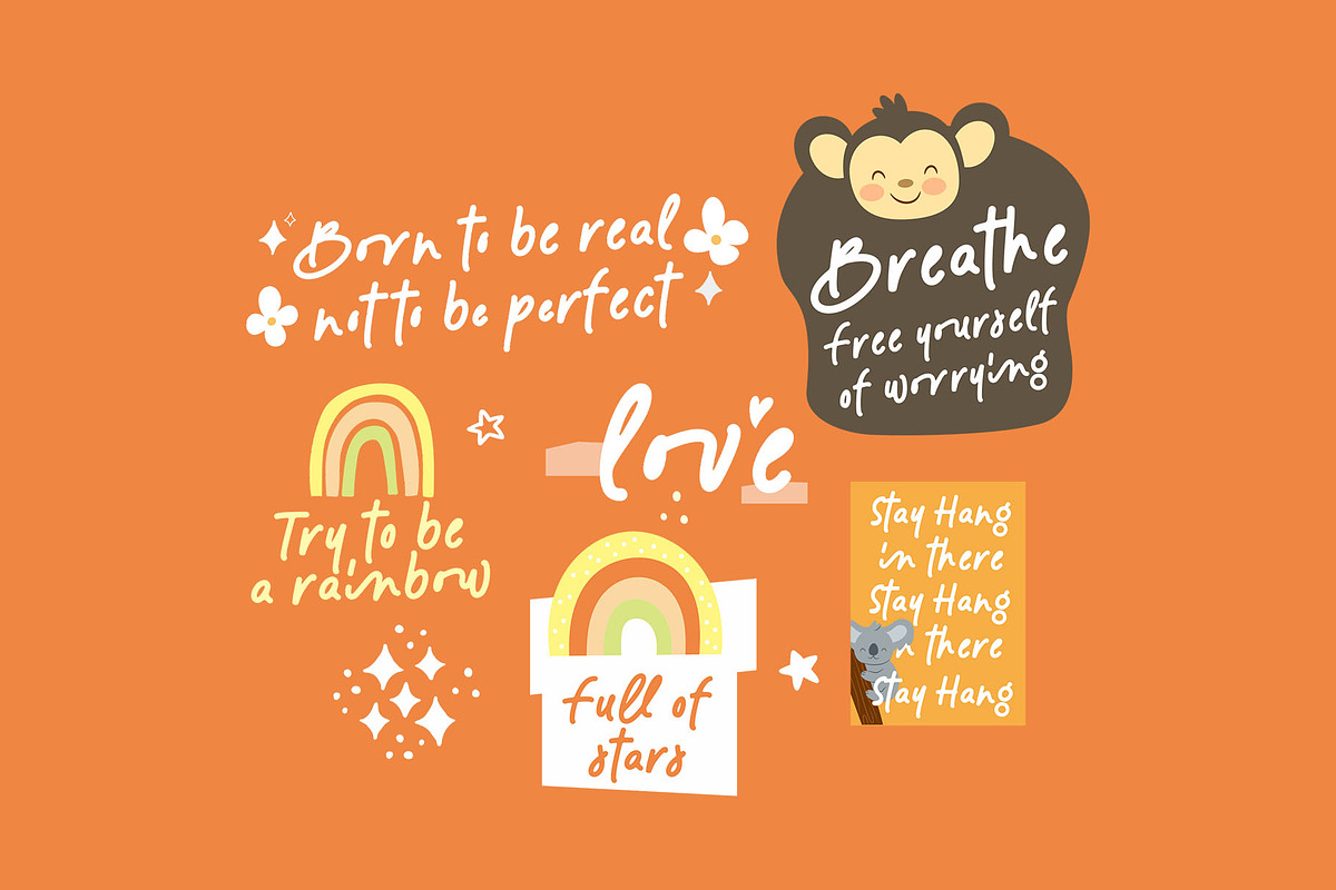 50% Cute Handwritten Font - Memoriz, a Handwritten Font by Four Lines Std. (Photo 3 of 9)