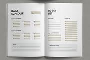 Planner Template Layout, a Stationery Template by ContestDesign (Thumbnail 3 of 7)