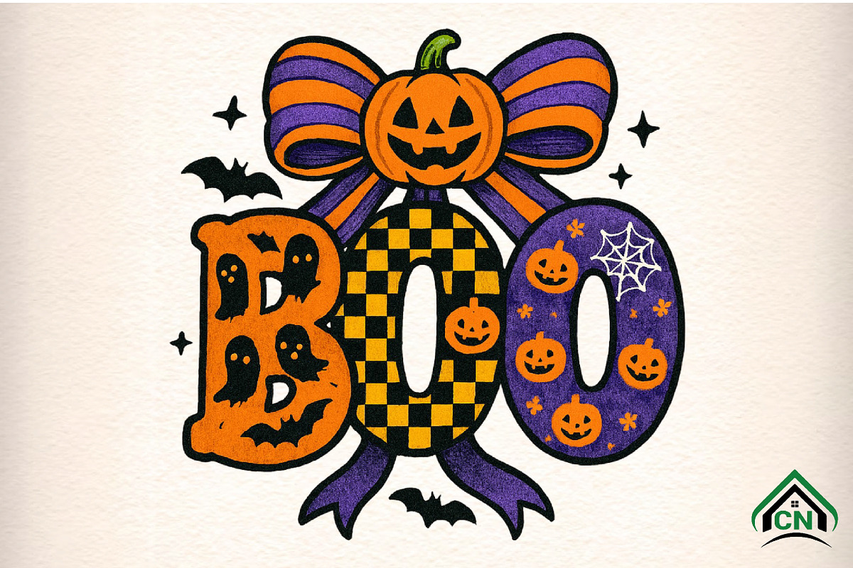Boo Ghost Coquette Png, an Illustration by Craft Nest
