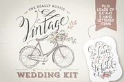 Really Rustic Vintage Wedding Kit, a Texture Illustration by Lisa Glanz (Thumbnail 1 of 5)