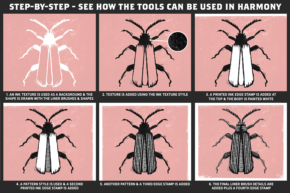 Linocut Lovers Companion - Affinity, a Brush Add-On by The Artifex Forge (Photo 5 of 13)