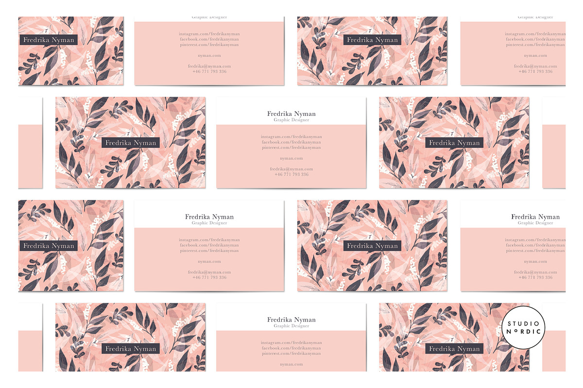 Nyman | Business Card, a Business Card Template by Studio Nordic (Photo 3 of 3)