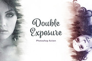 Double Exposure Photoshop Action, an Action Add-On by Viktor (Thumbnail 1 of 6)