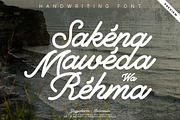 Sakéna Handwriting Font, a Script Font by RMPL.std (Thumbnail 2 of 5)