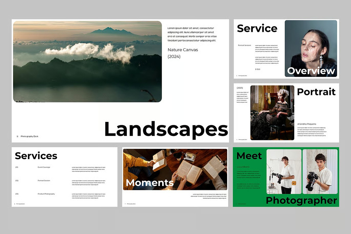 Photography Deck Keynote Templates, a Presentation Template by Fit-tee (Photo 3 of 4)