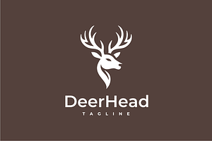 Deer Head Logo, a Branding & Logo Template by johnkent