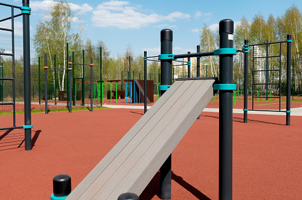 Outdoor gym for street workout