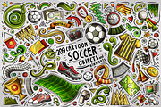 Football Cartoon Objects Set, an Object Graphic by BALABOLKA (Thumbnail 1 of 4)