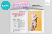 Ice Cream Recipes Cookbook Template, a Magazine Template by DeLaGranSiete (Thumbnail 6 of 9)