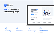 Monst - NextJS Tailwind landing page, a React Template by AliThemes (Thumbnail 1 of 2)