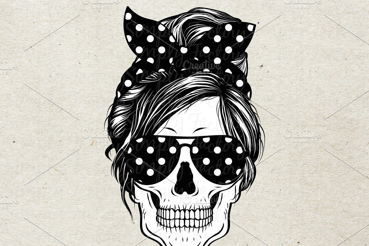 Retro Momster Skull Collection, an Illustration by Simply Factory (Photo 2 of 2)