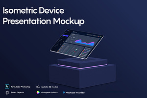 Isometric Device Presentation Mockup