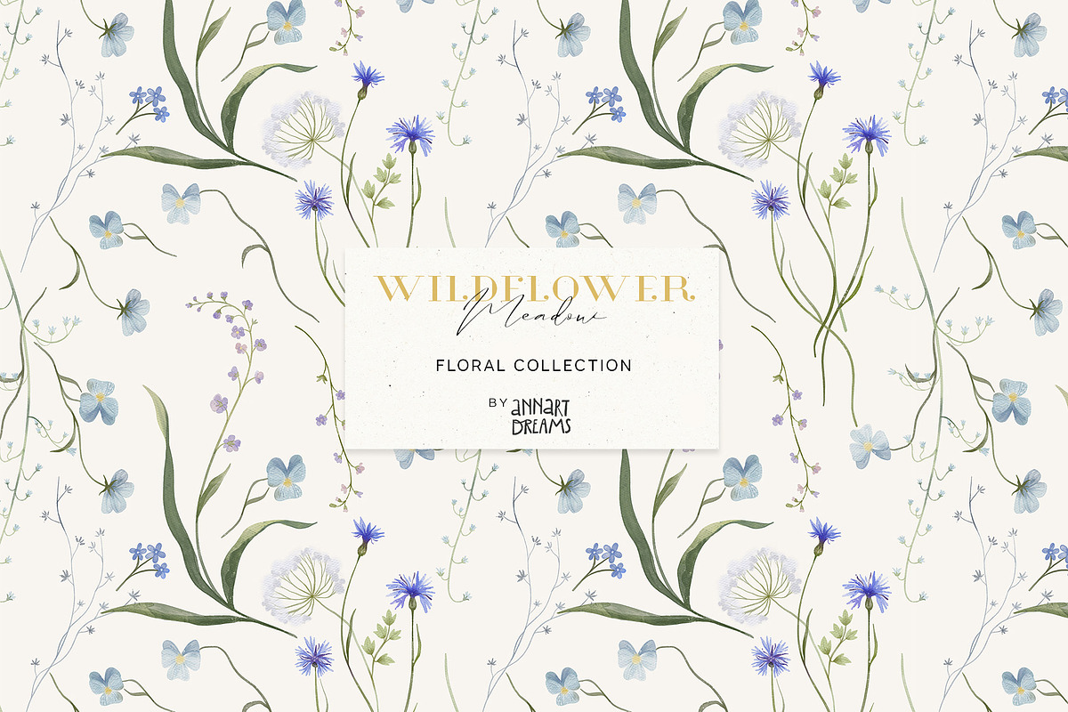 Wildflowers. Watercolor collection, an Illustration by annartdreams (Photo 10 of 14)