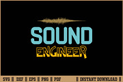 Sound Engineer Music Production SVG, a Work Illustration by Handy Arts Studio (Thumbnail 1 of 3)