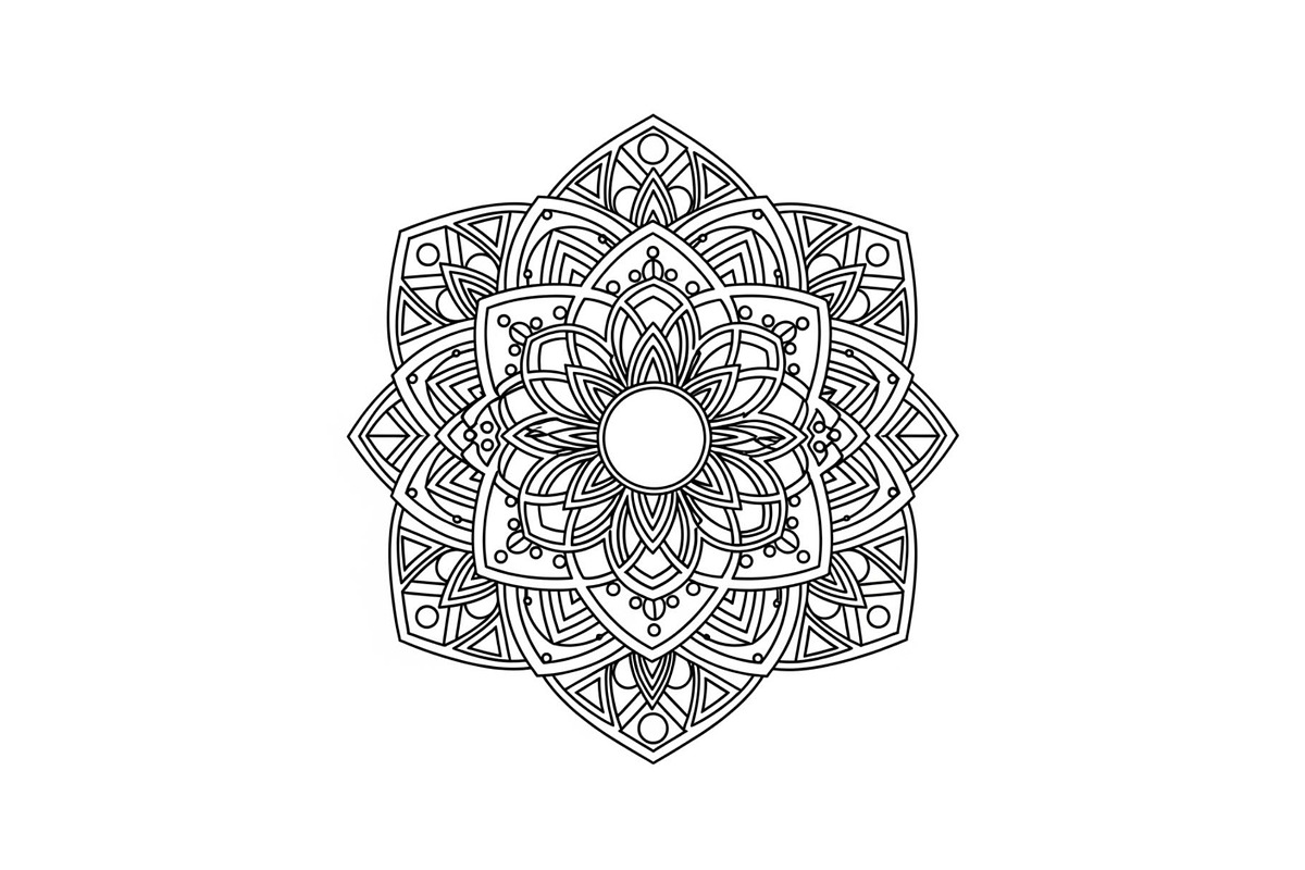 Mandala Flower SVG Bundle, an Illustration by Creativeshirt (Photo 4 of 31)