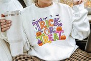 Trick or Treat Halloween Ghost Pumpk, an Illustration by Sublimation Artist (Thumbnail 2 of 9)